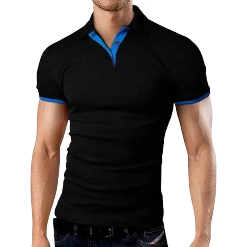 Polo homme bleu marine - Image 6
