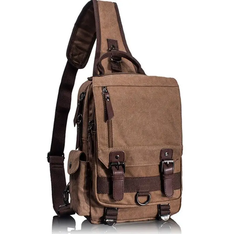 Sac bandoulière militaire vintage - Image 4