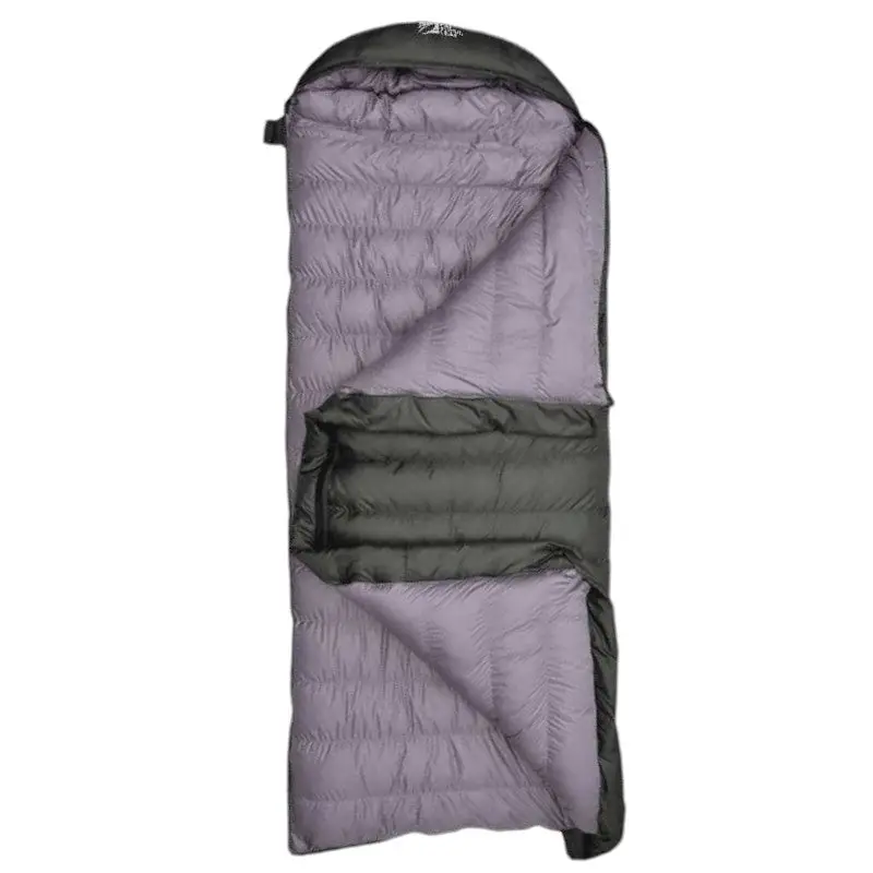 Sac de couchage duvet de canard noir - Image 3