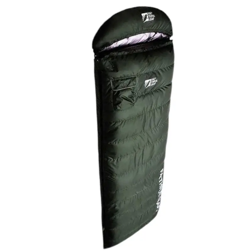 Sac de couchage duvet de canard noir - Image 5