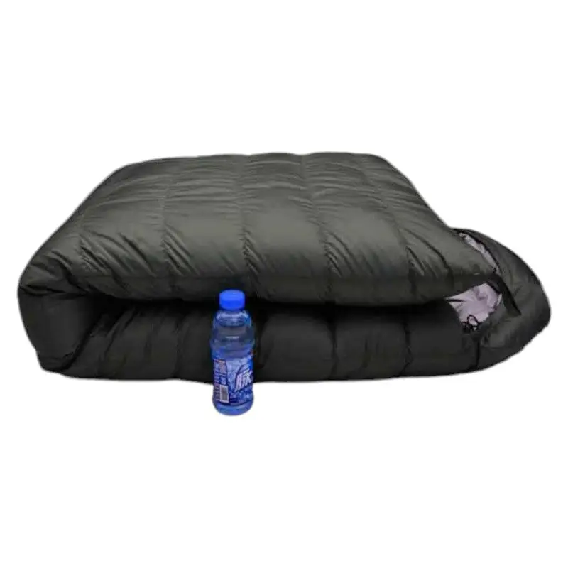 Sac de couchage duvet de canard noir - Image 6