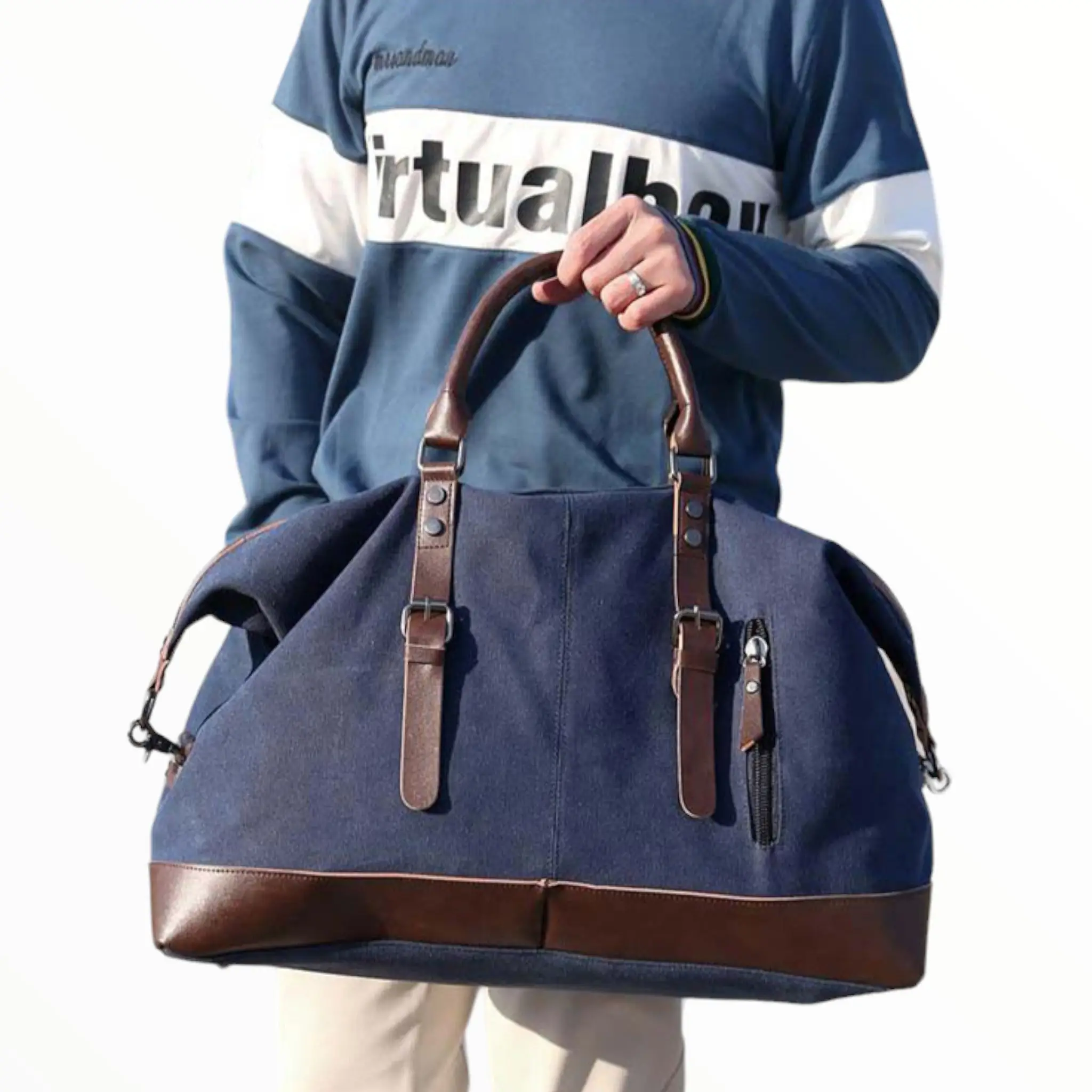 Sac de voyage militaire vintage - Image 6