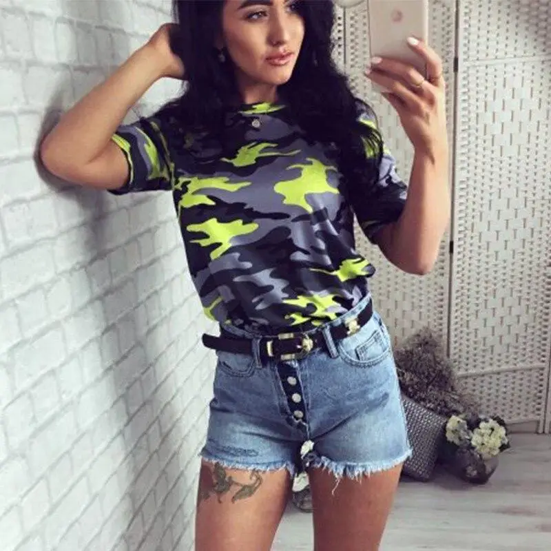 T shirt militaire rose - Image 7