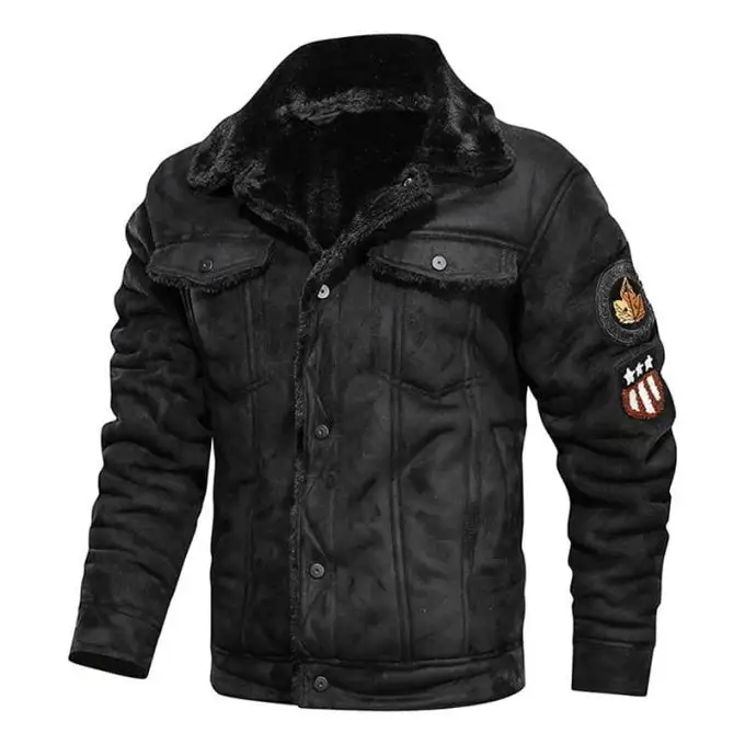 Veste aviateur homme imitation cuir - Image 24
