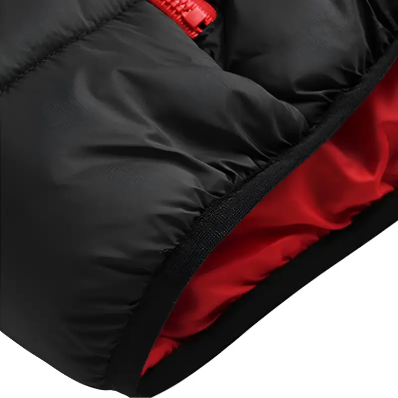 Veste chauffante 11 zones noire et rouge avec double commande - Image 9