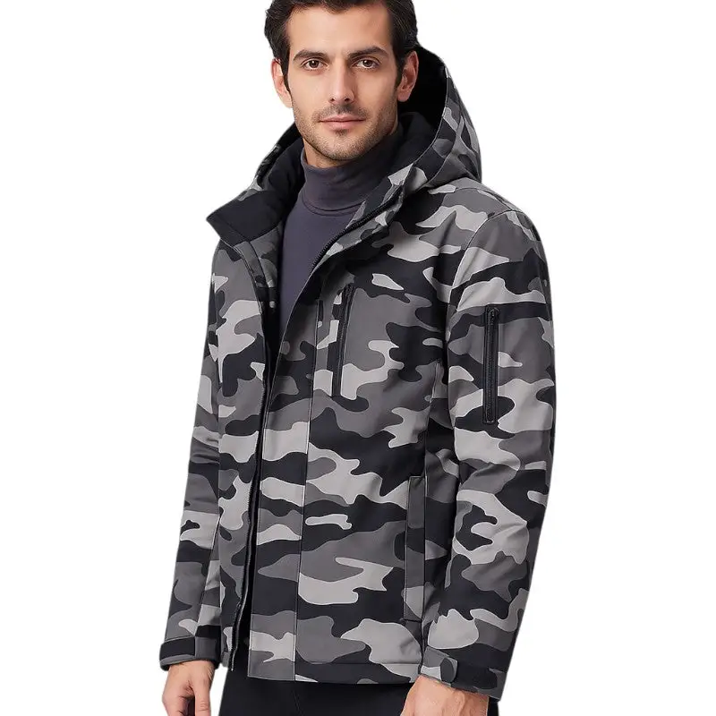 Veste chauffante camouflage multicolore - Image 16