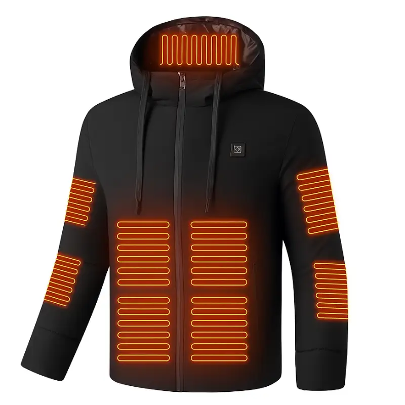Veste chauffante homme noir - Image 3