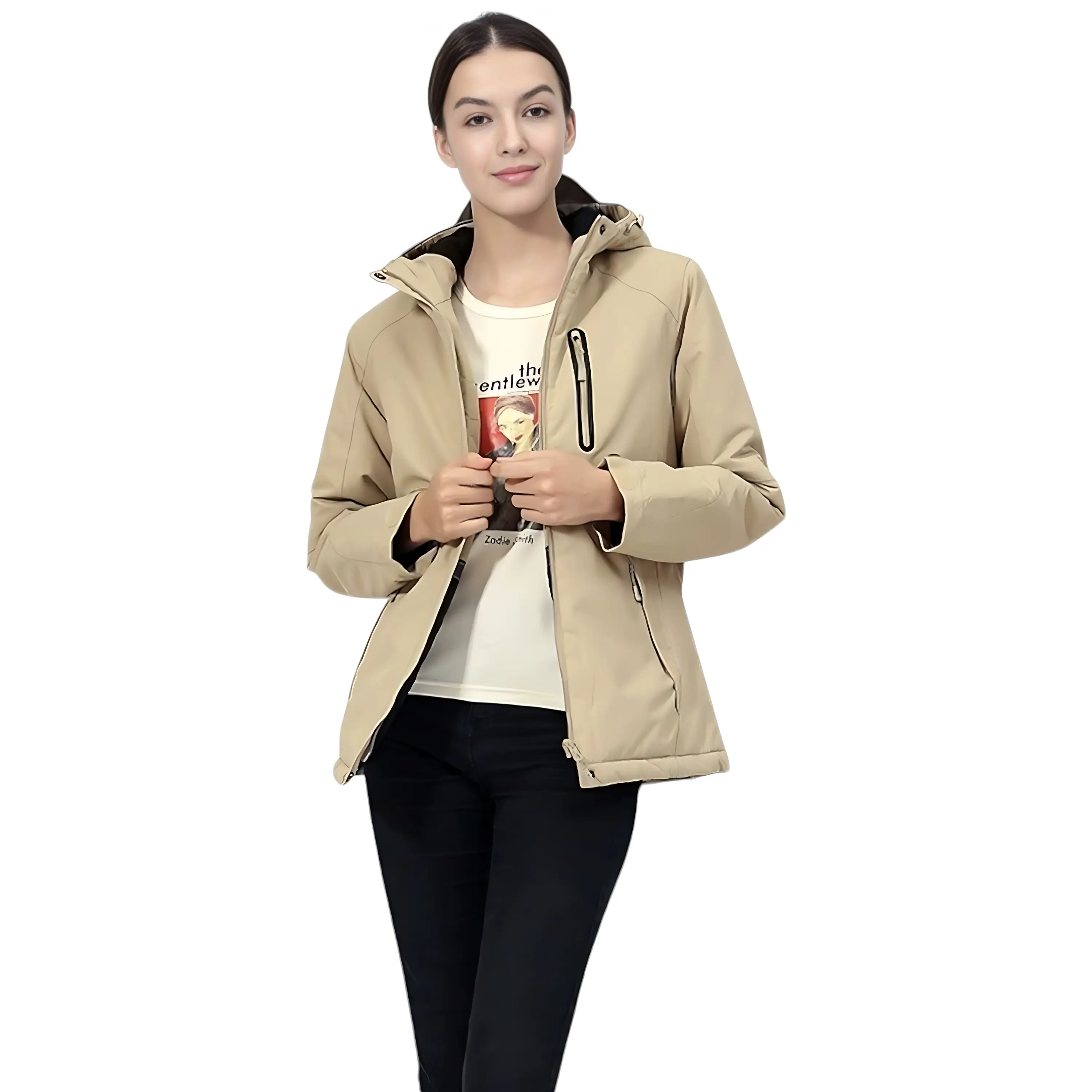 Veste de ski chauffante imperméable - Image 19
