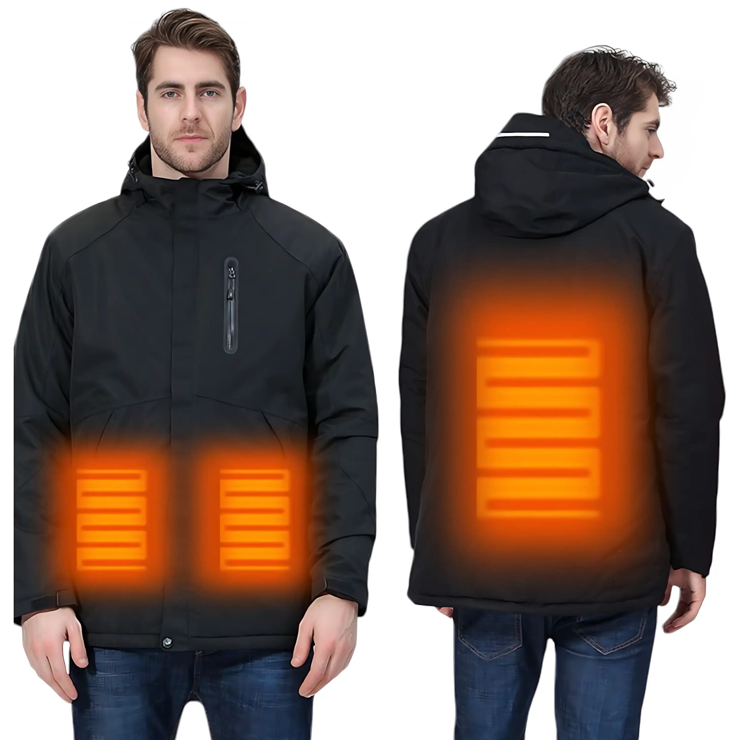 Veste de ski chauffante imperméable - Image 8