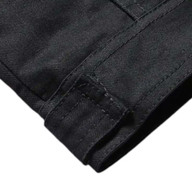 Veste homme militaire noire - Image 12