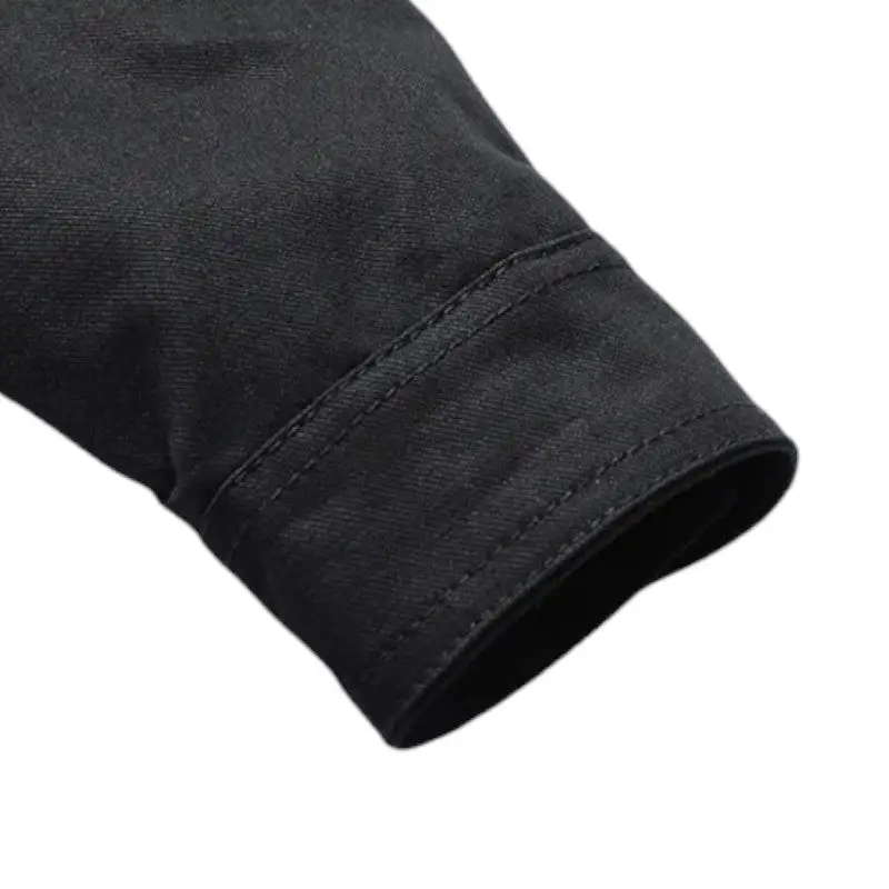 Veste homme militaire noire - Image 13
