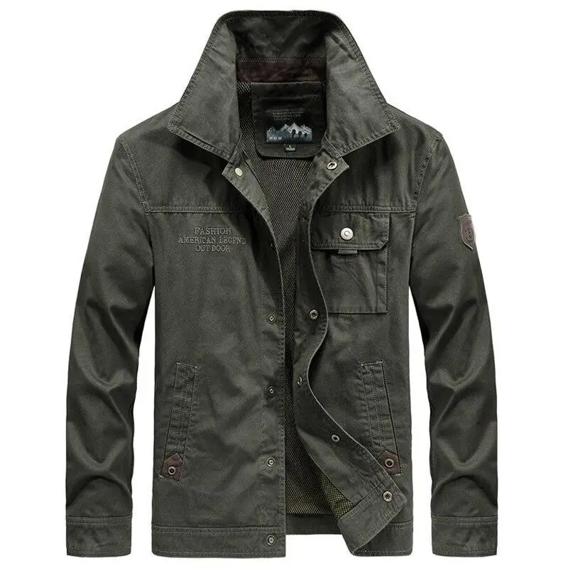 Veste kaki homme militaire - Image 2