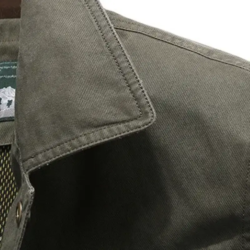 Veste kaki homme militaire - Image 6
