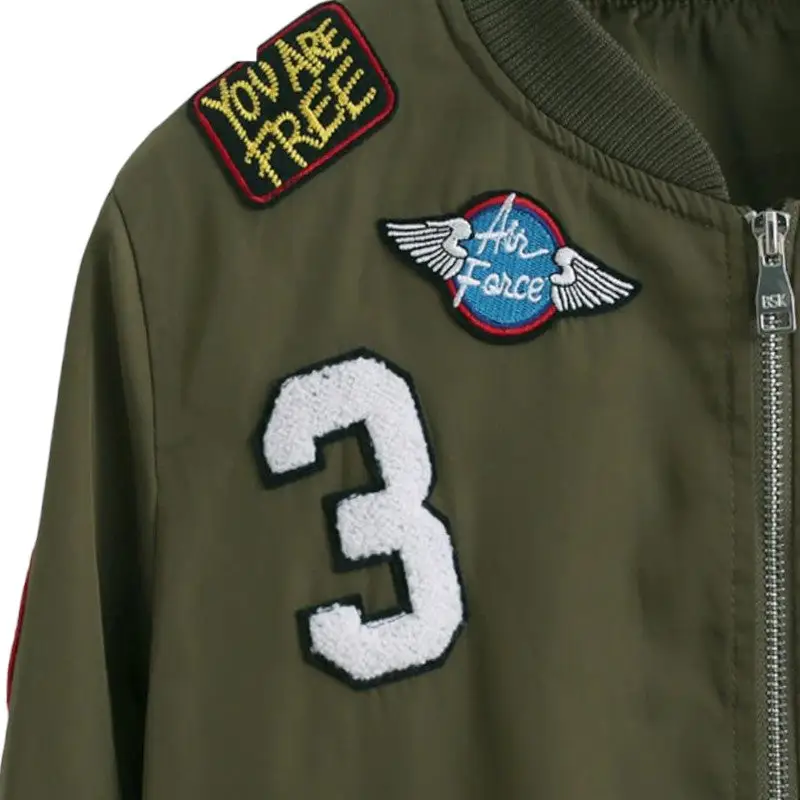 Veste militaire écusson femme - Image 6