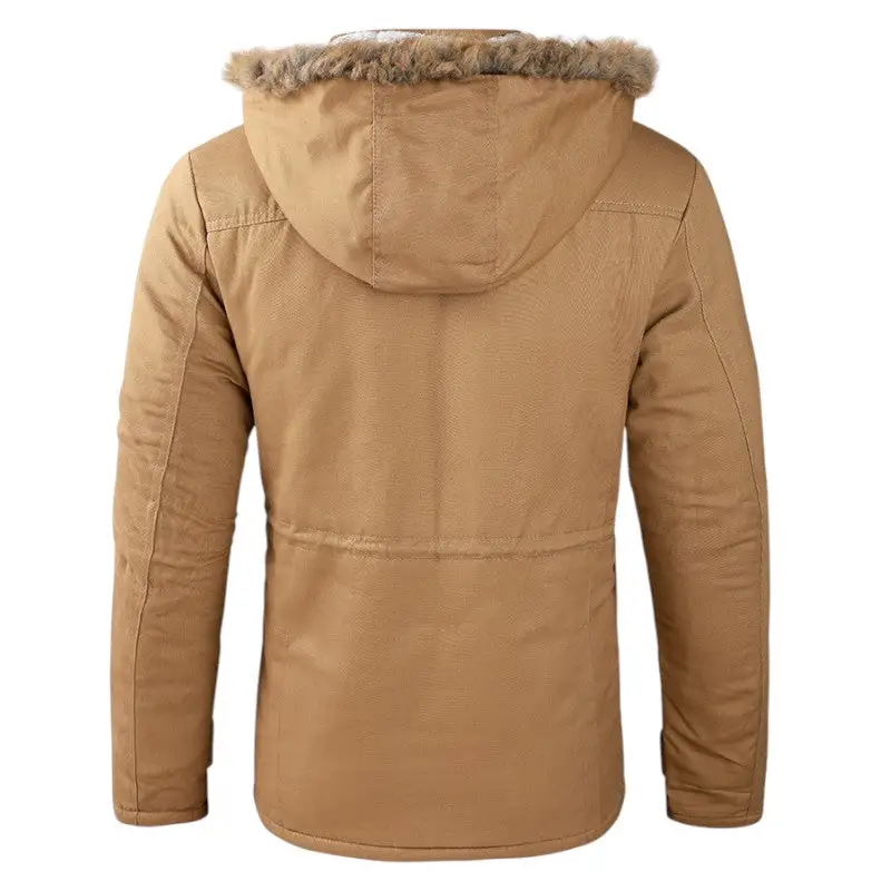 Veste militaire fourrure homme - Image 12
