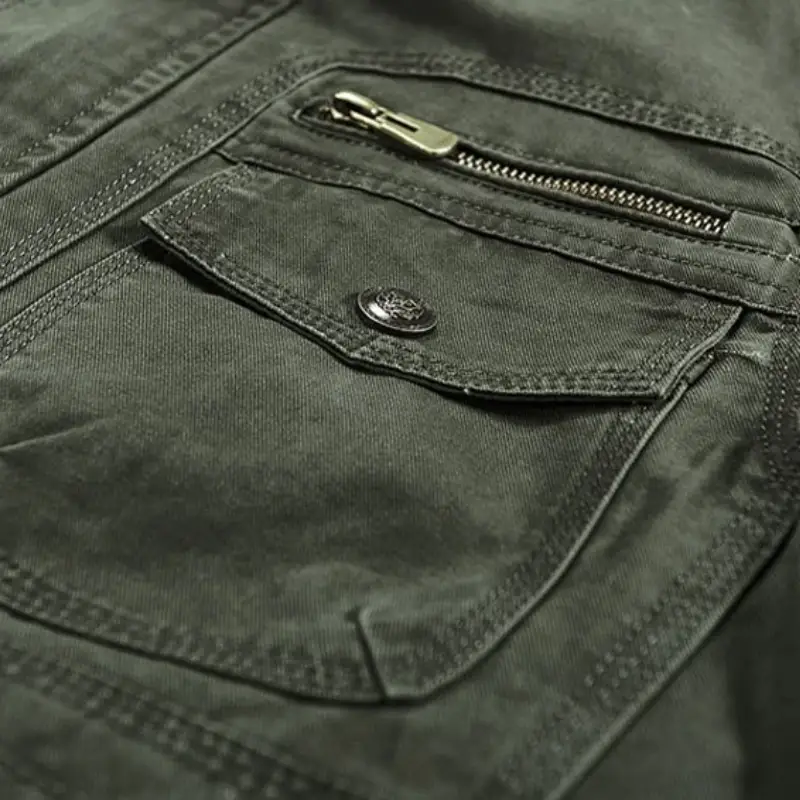 Veste militaire homme kaki - Image 6