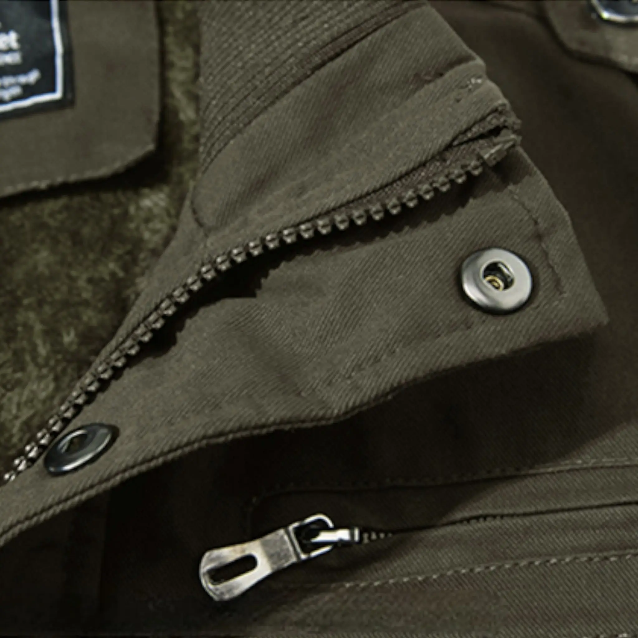 Veste militaire longue homme - Image 4