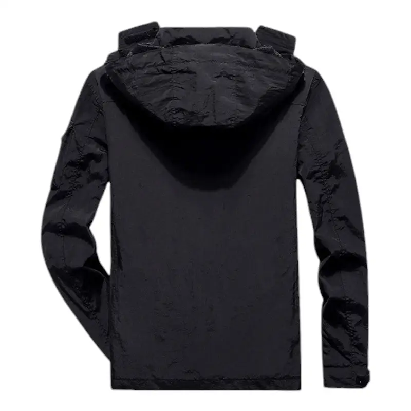Veste militaire noire - Image 2