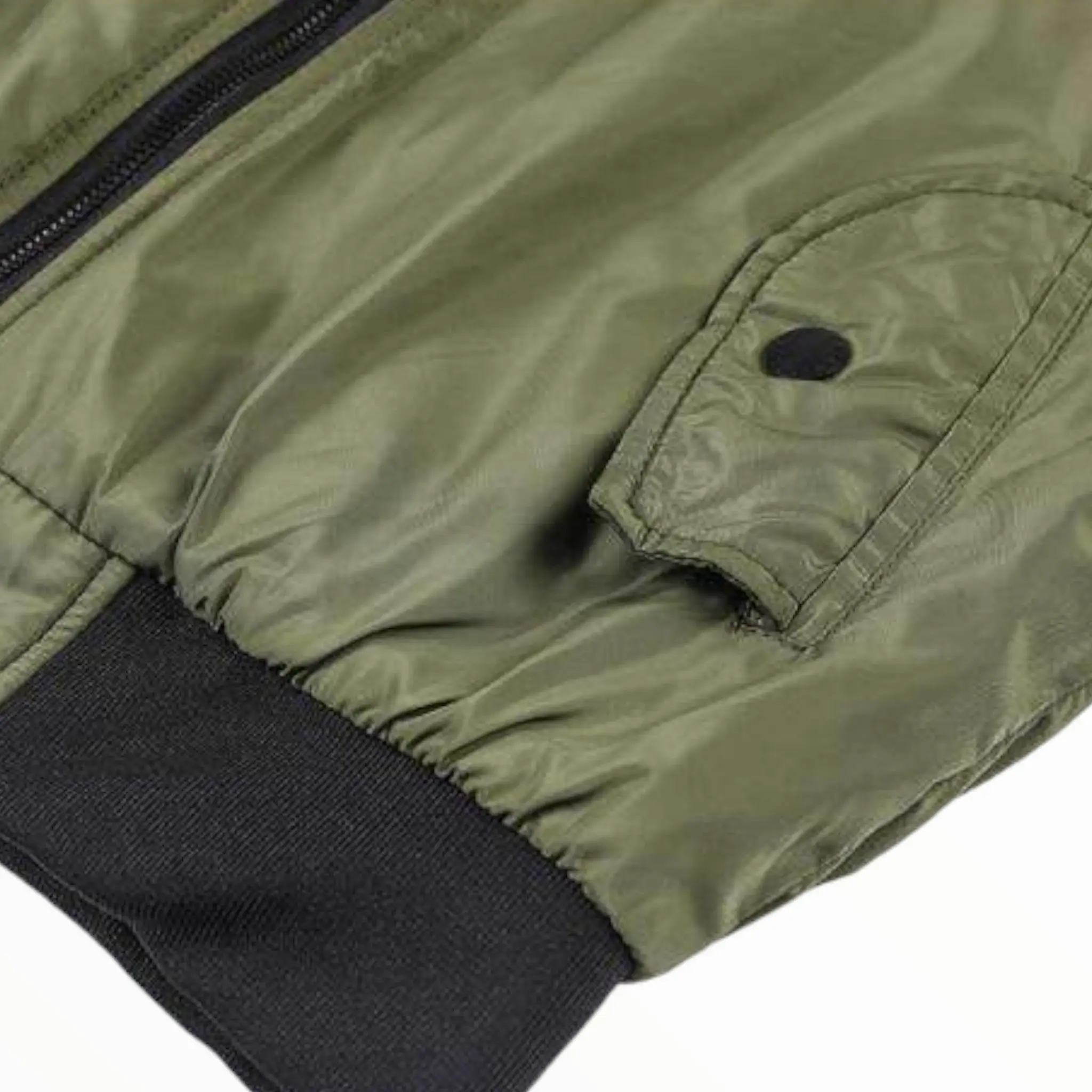 VESTE MILITAIRE STYLE BOMBERS - Image 4