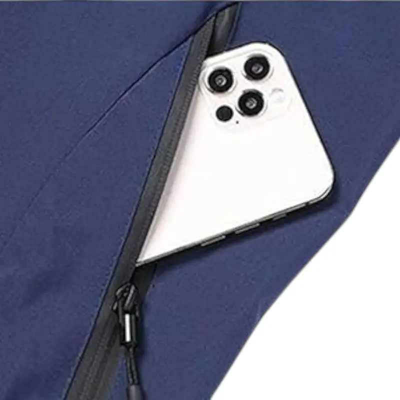 Veste softshell avec capuche amovible imperméable coupe-vent - Image 13