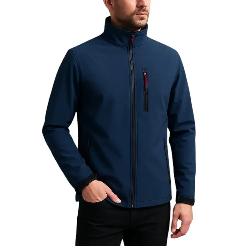 Veste softshell bleu marine - Image 4