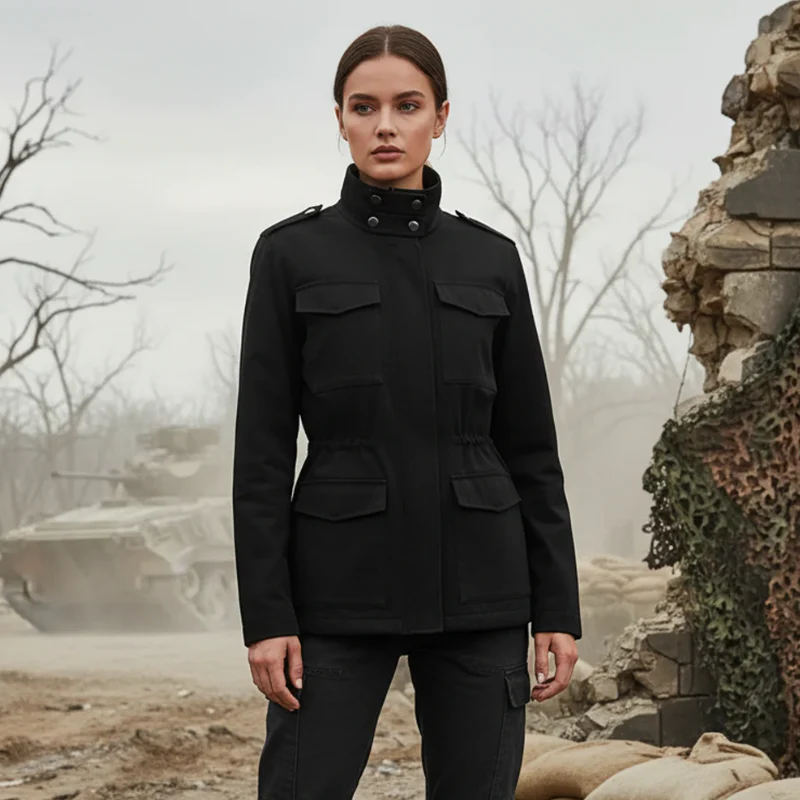 Veste style militaire femme - Image 13