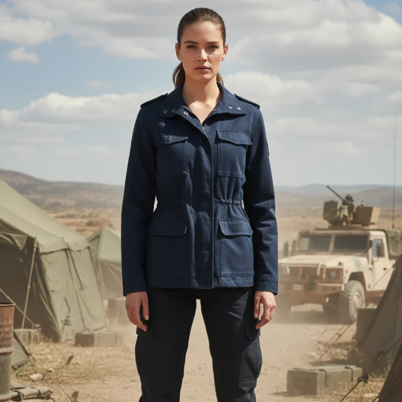 Veste style militaire femme - Image 9